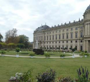 Außenansicht der Residenz von Würzburg