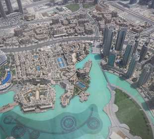 Blick vom Burj Khalifa