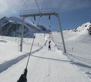 Schlepplift am Pitztaler Gletscher