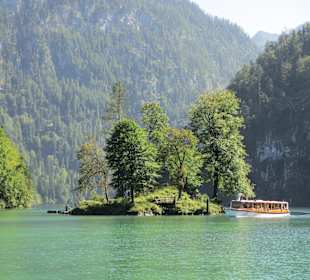 Kleine Insel auf dem Königssee