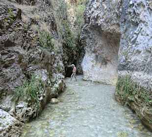 Begehbares Flussbett