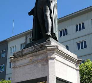 Das Gutenberg-Denkmal in Mainz am Gutenbergplatz