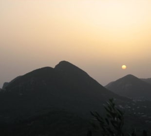 Sonnenuntergang -  Kaisers Throne, Pelekas
