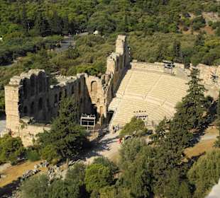 Ausblick von der Akropolis