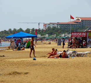 Vom Sunrise Richtung Kumköy-Evrenseki am Strand