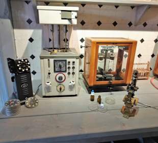 Im Brauerei-Labor des Museums