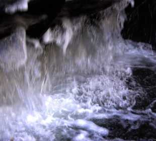 Am Auslauf Wasserrad