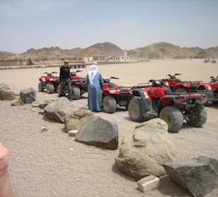 Pause im Beduinen'dorf'