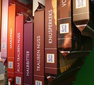 Im Shop von Ritter Sport in Berlin