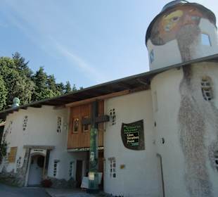 Gläserne Scheune von außen