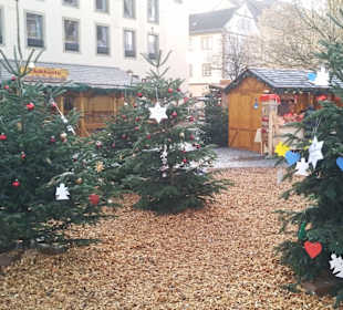 Weihnachtsmarkt von Schweinfurt auf dem Marktplatz
