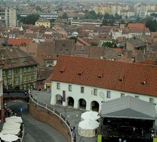 Blick von oben auf die Lügenbrücke