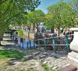 Das alte Siel am Hafen von Greetsiel