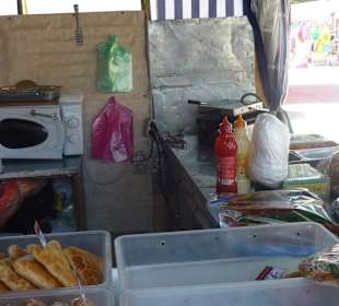Imbisstand an der Strandpromenade
