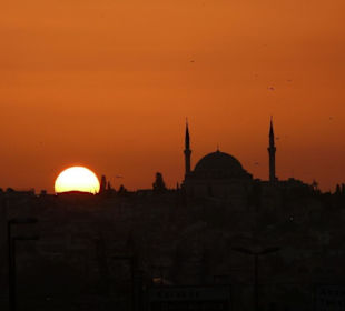 Sonnenuntergang über Istanbul