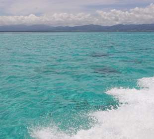 Das kristallklare Wasser der Lagune