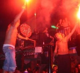 Tolle Stimmmung mit Lichtshow