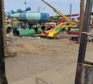 Der Aquapark  ist zur Zeit eine Baustelle  01/2019