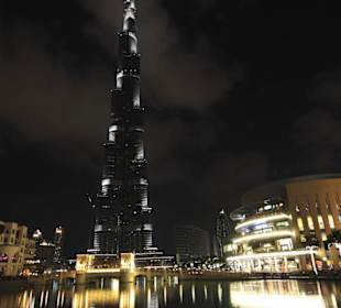 Burj Khalifa bei Nacht