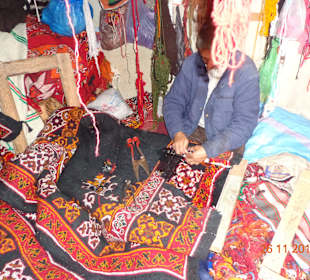 Teppichmarkt in der Stadt