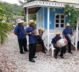 Begrüßung am Hafen
