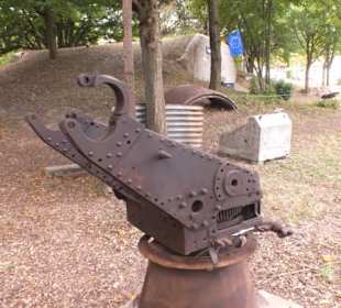 Russ. Flak-Lafette - Bild; Herbst2019