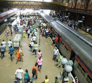 Bahnhofhalle in Sao Paulo