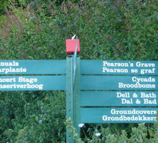 Wegweiser erleichtern die Orientierung