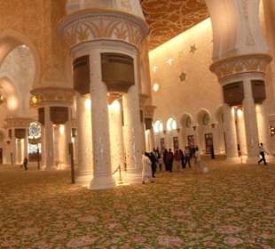 Sheikh Zayed Moschee in Abu Dhabi