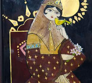 Obraz tradycyjnej Irańskiej kobiety