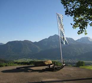 Blick auf Hochstaufen und Zwiesel