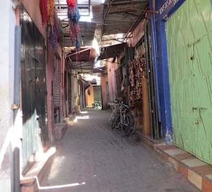 Unterwegs in der Altstadt von Marrakesch