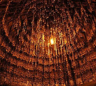 Ямайка в Египте. Лампа из кокосовых бус