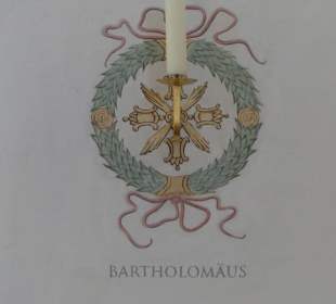 Wandgemälde Bartholomäus