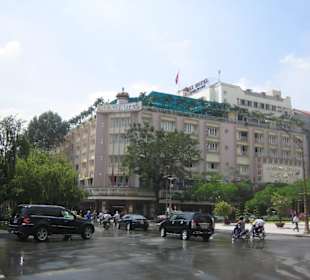 Das Hotel Rex mit seiner Dachterrasse