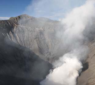 Einblick in den Mt. Bromo Vulkan