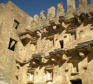 Oberer Teil des Bühnengebäudes