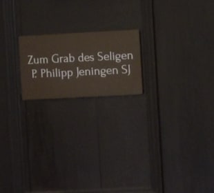 Grab des Seligen Philipp Jeningen SJ    
