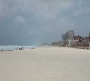 Blick auf die Hochbauten in der Hotelzone