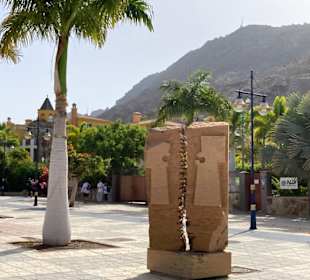 Fußgängerzone vom Strand zum Einkaufszentrum 