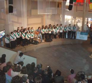 Concierto de Rosana y niños en la Expo.