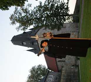 Der Nachtwächter vor der Burg