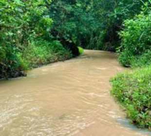 Das durchwaten des Wassers war entspannend 