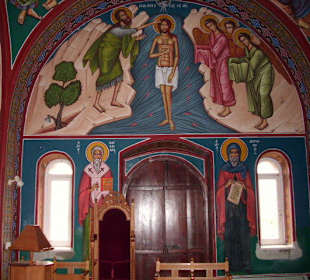 Fresken in der Kirche