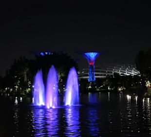 Gardens by the Bay abends