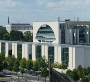 Blick vom Dach des Reichstagsgebäudes