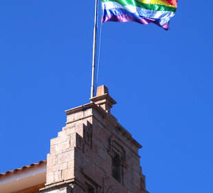 Nationalflagge des Inkareiches, des Tahuantinsuyo