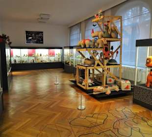 Teddy-Abteilung im Deutschen Spielzeugmuseum