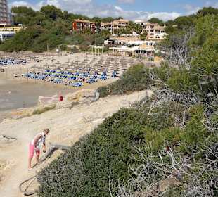 Blick zum kleinsten Strandabschnitt