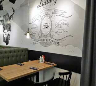 Blick in den Gastraum des Restaurant Ludwig